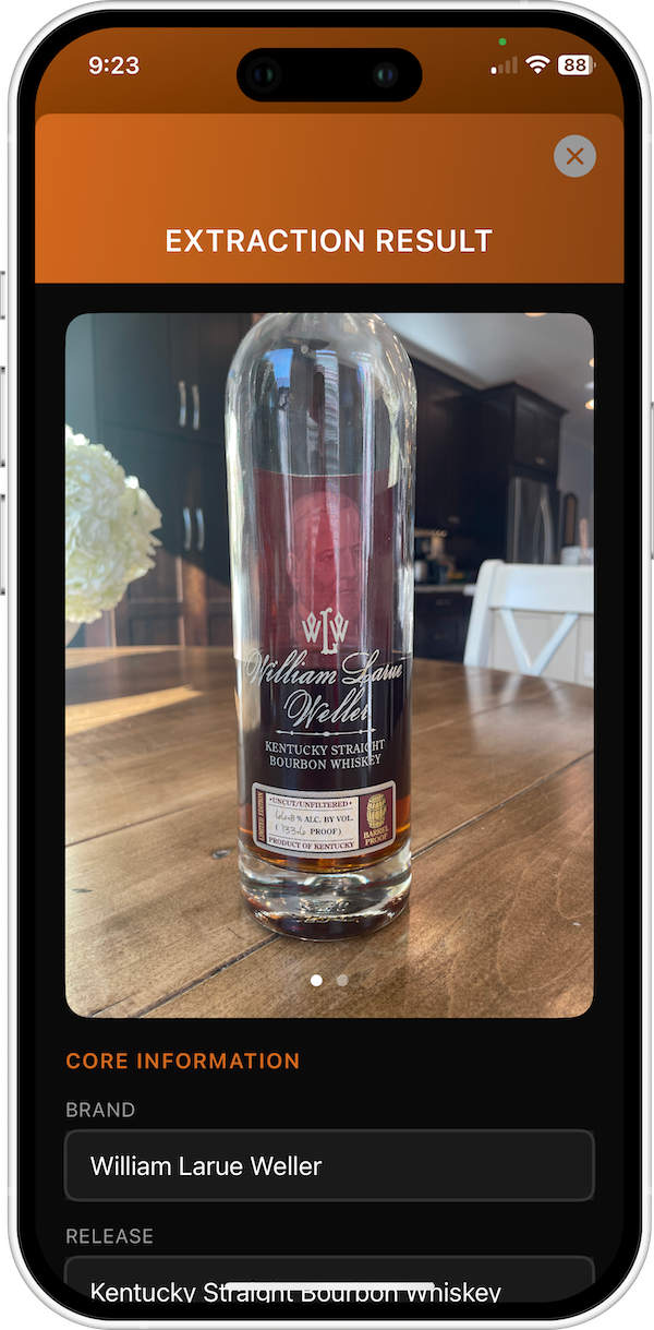 Multi‑photo AI scanning screenshot 3